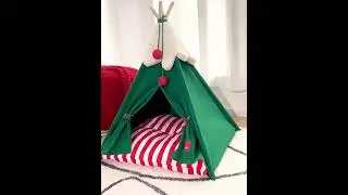 Christmas Cat Teepee