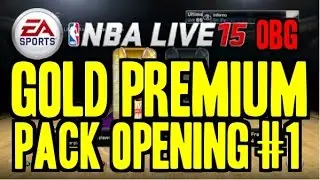 NBA Live 15 Ultimate Team: Gold Premium Pack Opening #1 | Three Great Gold Players!!!