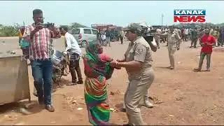 Visuals Of Forceful Eviction At Bologarh In Khurda | Odisha |