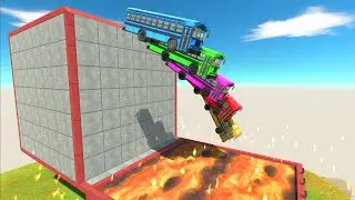 All Units Fall Into Lava - Animal Revolt Battle Simulator