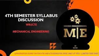 4th Semester Mechanical Engineering Syllabus | WBSCTVESD | Subjects, Strategy & Tips