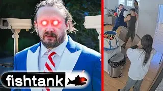 Sam Hyde takes his anger out on Jon - Fishtank LIVE