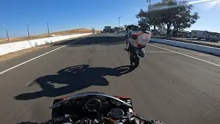 Having some fun on track Following Hugo P.  (2024 PTT Finale)