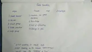 Easy steps to public speaking  | Tamil | How to improve speaking skills by yourself | lectures | spe