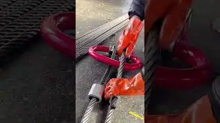 Wire rope installation lifting ring process- Good tools and machinery can increase work efficiency