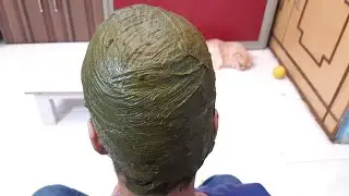 दूसरे के बालों में ब्रश से मेहन्दी लगाना सीखें | how to apply henna on hair with brush | RARA |