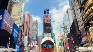 Times Square's priceless architecture & digital marketing: a summer day tour #viral #video #usa #nyc
