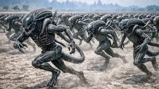 1,177,134 ALIENS vs 10,000 SAMURAI &mdash; REDMONT CASTLE GETS OVERRUN? | UEBS 2