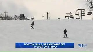 Boston Mills, Brandywine ski resorts opening Friday