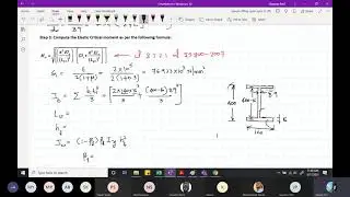 Design of Laterally unsupported Beam using IS800-2007-Example 1