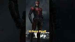 top 10 most popular superheroes in the world ( by movies) #shorts #noway7839