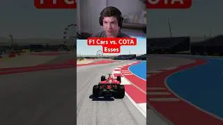 Автомобили Формулы-1 против COTA