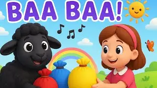 Baa Baa Black Sheep | English & Filipino Tagalog Song for Kids