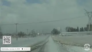 Intense SNOW SQUALL about to hit NW Indiana! ❄️⚡
