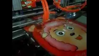 full automatic mylar/nylon/PE foil balloon cheer sticker making/forming machine
