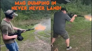 Mag Dump In Never Never Land #reload #shootingtime #fungun #unloading #556 #awsome #shortvideo
