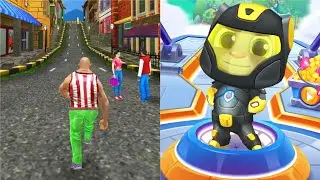 First Time, Street Chaser & Talking Tom Hero dash⚡played together in 1 Frame🎉🎊🌈🥳