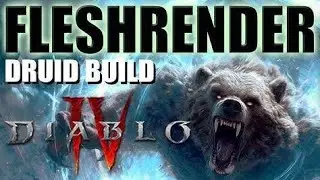 Diablo 4 - Season 9 - Fleshrender Druid - Pit 80: 5m42s
