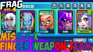 FRAG Pro Shooter - Miss J X finger weapon Team🤣Gameplay Walkthrough🔥(iOS,Android)