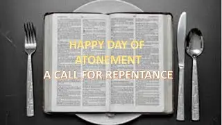 Happy Day of Atonement - Observation of Our Sins