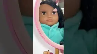 American Girl doll mackup #shorts #shechitoys