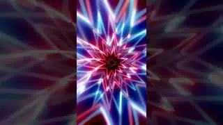 Abstract Colors Glowing Star | 4k Relaxing Screensaver UHD Relax