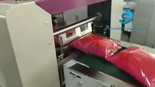 Automatic carton box horizontal type feeding filling film wrapping bag packing machine line