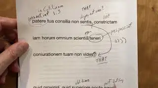 In Catilinam 1.5 grammar indirect statement