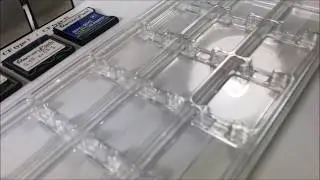 Shake test for CF esd packaging plastic box tray ( Memorypack MPKCFT-01 )