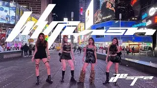 [KPOP IN PUBLIC NYC] aespa - ‘Whiplash’ Dance Cover in Times Square