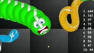 WormsCreeping.io biggest snake video. slither.io full funny video. best epic moments video tricks.