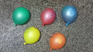 5-Color Balloon Popping Madness! 🎈 Satisfying Balloonic Burst Compilation