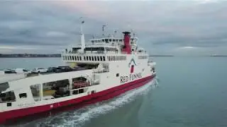 Caught the Red Funnel Ferry going out from Weston Shore, Southampton