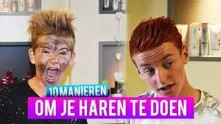 10 MANIEREN OM JE HAAR TE DOEN!