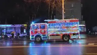 Parada Pompierilor din Chișinău... ...Парад Кишинёвских Пожарных!  2020-12-25