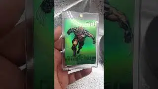 Custom Card 2013 Fleer Retro Marvel Metal Precious Metal Gems Green #16 Wolverine