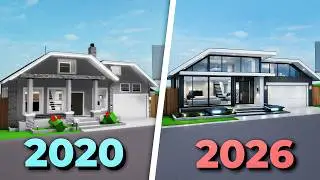 Самый ПЕРВЫЙ ДОМ VS ПОСЛЕДНИЙ ДОМ в Брукхейвен РП Роблокс! Новый и Старый Дом в Brookhaven RP Roblox