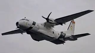 CASA CN-235 Low Passes - Torre del Mar Airshow 2025 [4K 60 FPS]