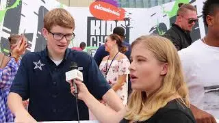 School of Rock's Aidan Miner Interview at Kids' Choice Sports Awards 2017