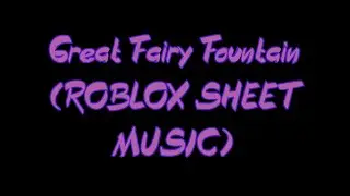Great Fairy Fountain OoT (Roblox Sheets)