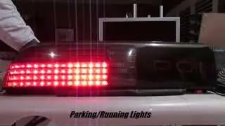 Pontiac Fiero GT Fastback LED Tail lights (Sequential)