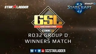 2019 GSL Season 2 Ro32 Group D Winners Match: Dear (P) vs soO (Z)