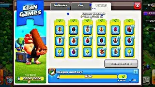 Collecting ALL Clan Games Rewards 😍 | MAX Points 10000/10000 | Clash of Clans