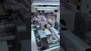 Stainless Steel Tube Flange Hole Punch Machine #tubefabrication #punch #machine #factory