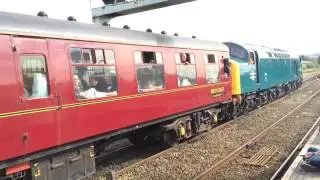 BR Blue 40145 Departs Blackburn Working 1Z28 Carnforth - Castleton ELR 6/6/14