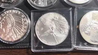 Random silver 1 ounce rounds