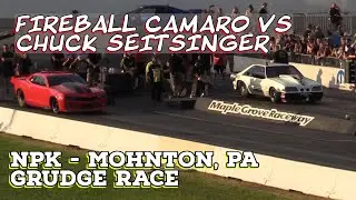 Street Outlaws 2021 No Prep Kings - Mohnton, PA: Grudge Race, Fireball Camaro vs Chuck Seitsinger