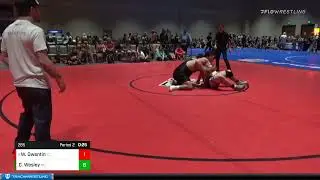 285 Lbs Semifinal - Welborn Qwentin, SC Vs Carlos Wesley, NC 4102