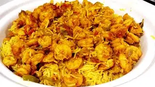Kuwait Murubyan( Rice and Shrimp Dish)