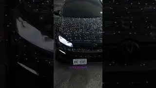 Putting 2,000 Christmas lights on my mk6🎄#shorts #christmas #holiday #viral #carsofyoutube